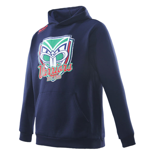 2026 New Zealand Warriors Mens Graphic Hoodie - Navy