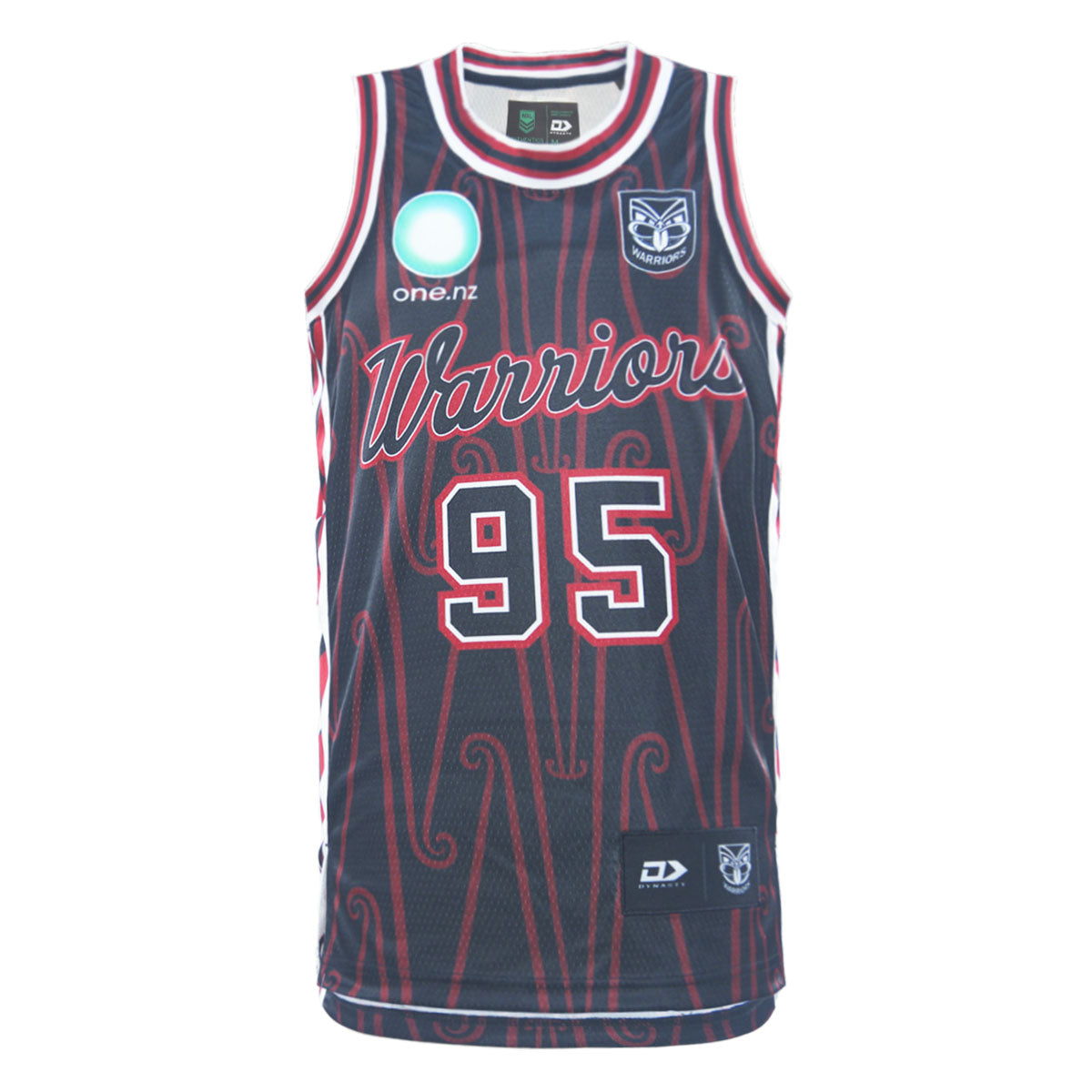 2026 New Zealand Warriors Adults Te Ārahi Basketball Singlet