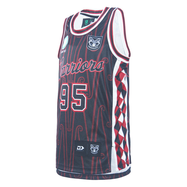 2026 New Zealand Warriors Junior Te Ārahi Basketball Singlet