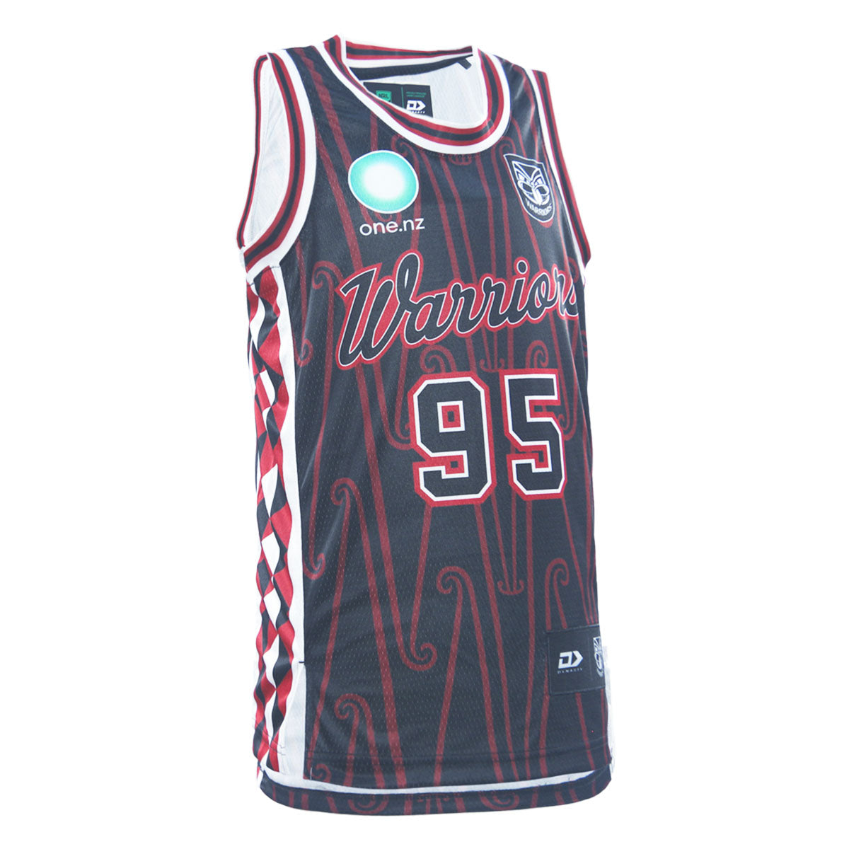 2026 New Zealand Warriors Junior Te Ārahi Basketball Singlet