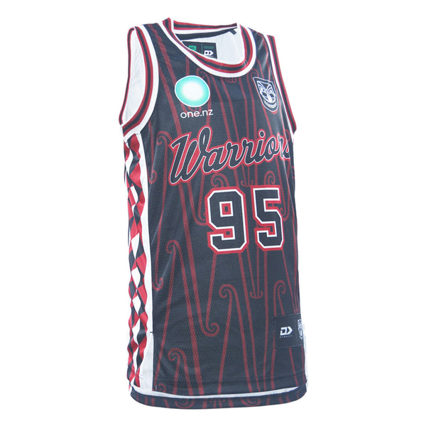 2026 New Zealand Warriors Junior Te Ārahi Basketball Singlet