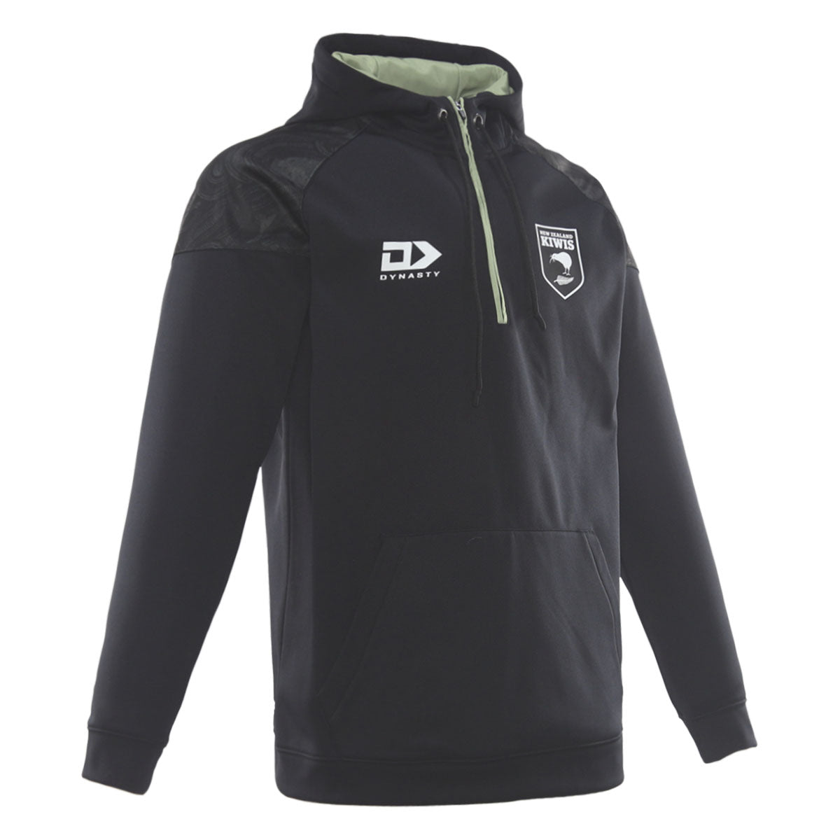 New Zealand Kiwis RL Adults 1/4 Zip Performance Hoodie