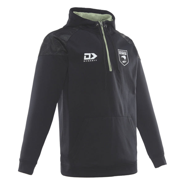 New Zealand Kiwis RL Adults 1/4 Zip Performance Hoodie