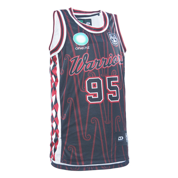 2026 New Zealand Warriors Adults Te Ārahi Basketball Singlet