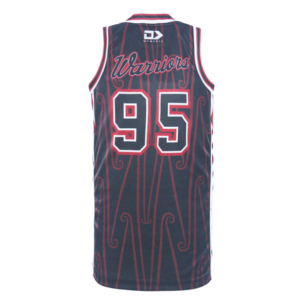 2026 New Zealand Warriors Junior Te Ārahi Basketball Singlet