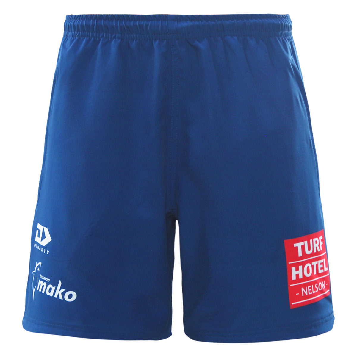 2026 Tasman Mako Rugby Adults Blue Gym Short
