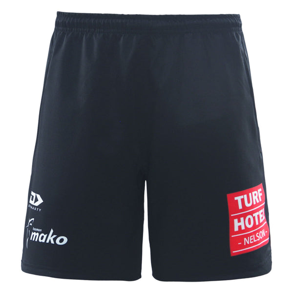 2026 Tasman Mako Rugby Adults Black Gym Short