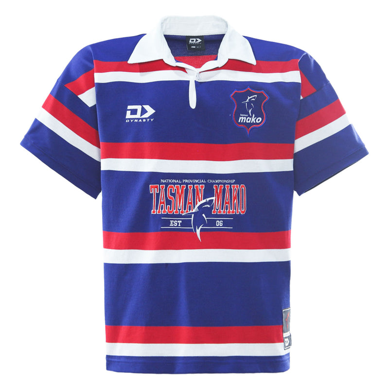 2026 Tasman Mako Rugby Adults Retro Polycotton Jersey
