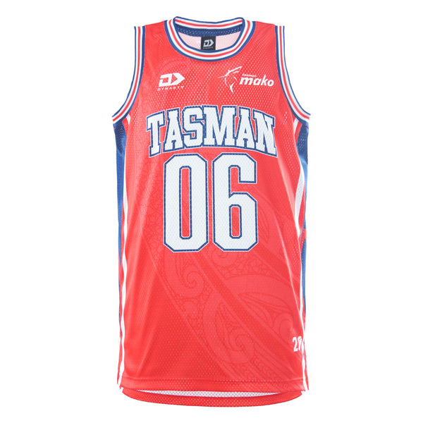 2026 Tasman Mako Adults Basketball Singlet