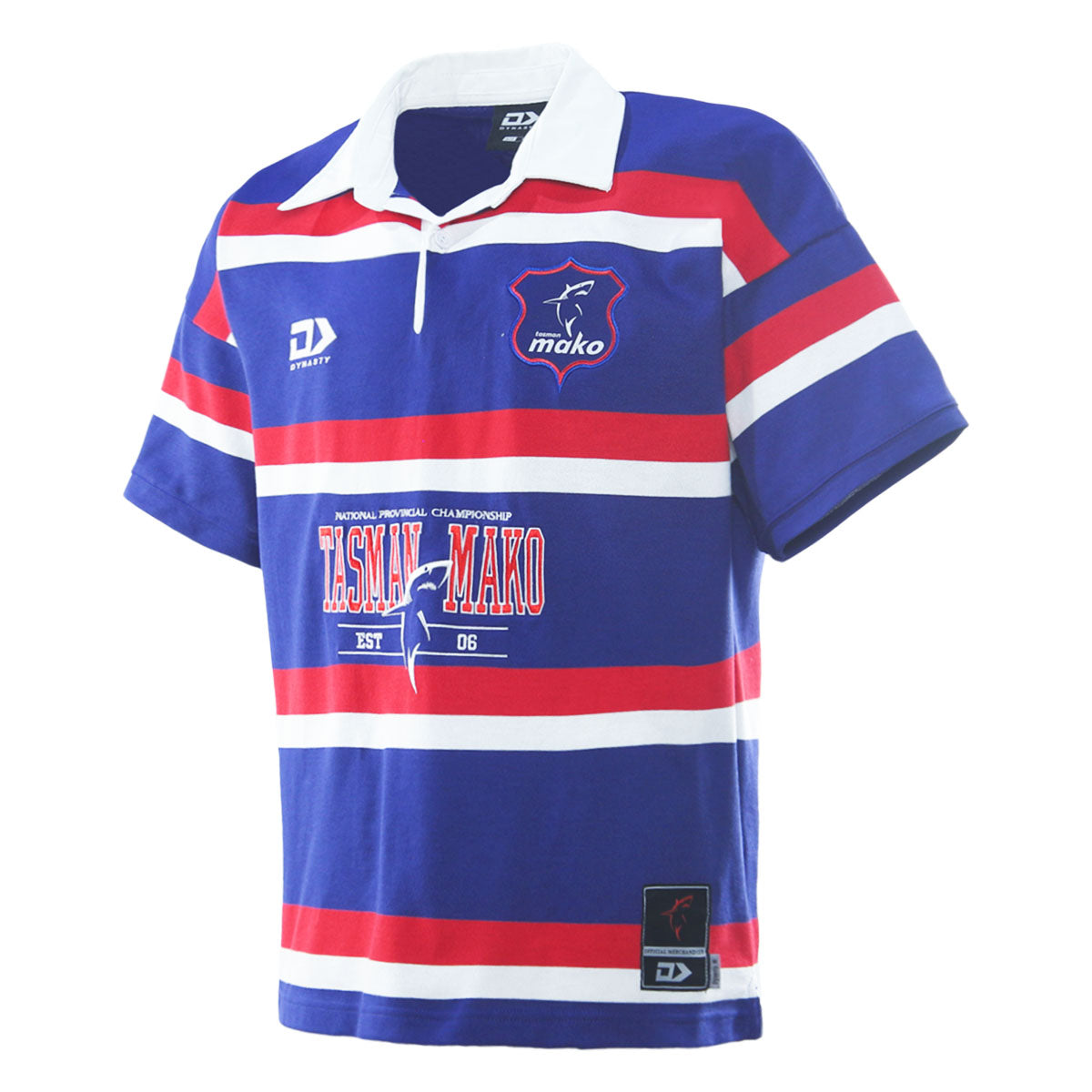 2026 Tasman Mako Rugby Adults Retro Polycotton Jersey