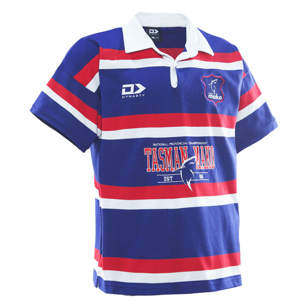 2026 Tasman Mako Rugby Adults Retro Polycotton Jersey