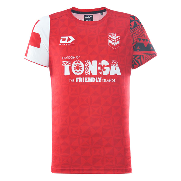 Tonga Rugby League Adults Training Tee - Red
