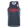 Tonga Rugby League Adults Training Singlet - Black