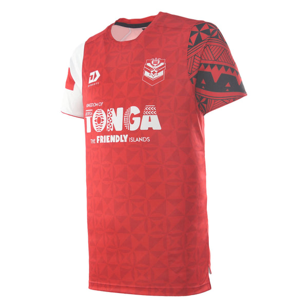 Tonga Rugby League Adults Training Tee - Red
