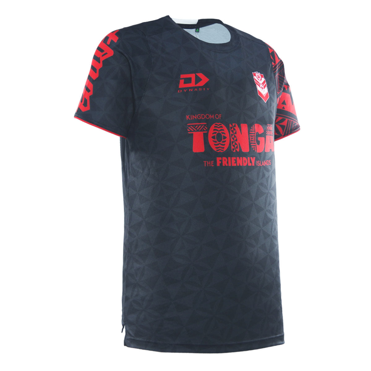 Tonga Rugby League Adults Training Tee - Black
