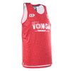 Tonga Rugby League Adults Training Singlet - Red