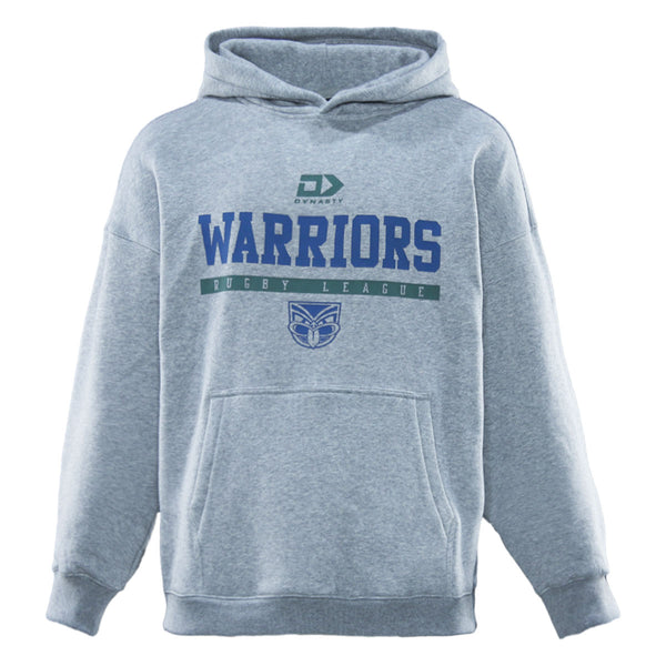 2026 NZ Warriors Mens Graphic Hoodie - Grey