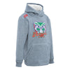 2025 New Zealand Warriors Junior Graphic Hoodie - Grey Marle