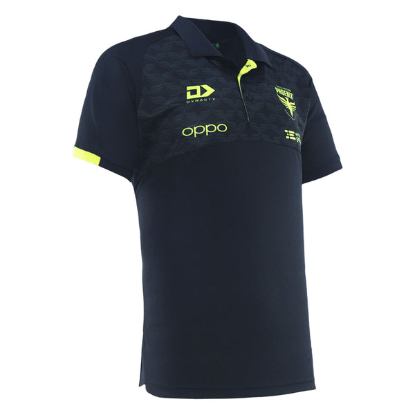 25/26 Wellington Phoenix Adults Media Polo - Black