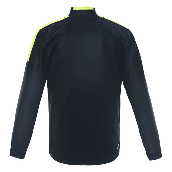 25/26 Wellington Phoenix Adults Quarter Zip Travel Long Sleeve - Black