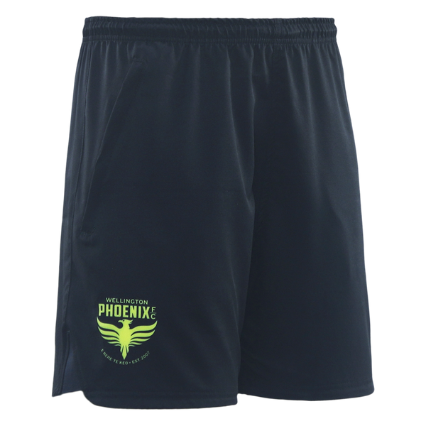 25/26 Wellington Phoenix Adults Travel Gym Short - Black