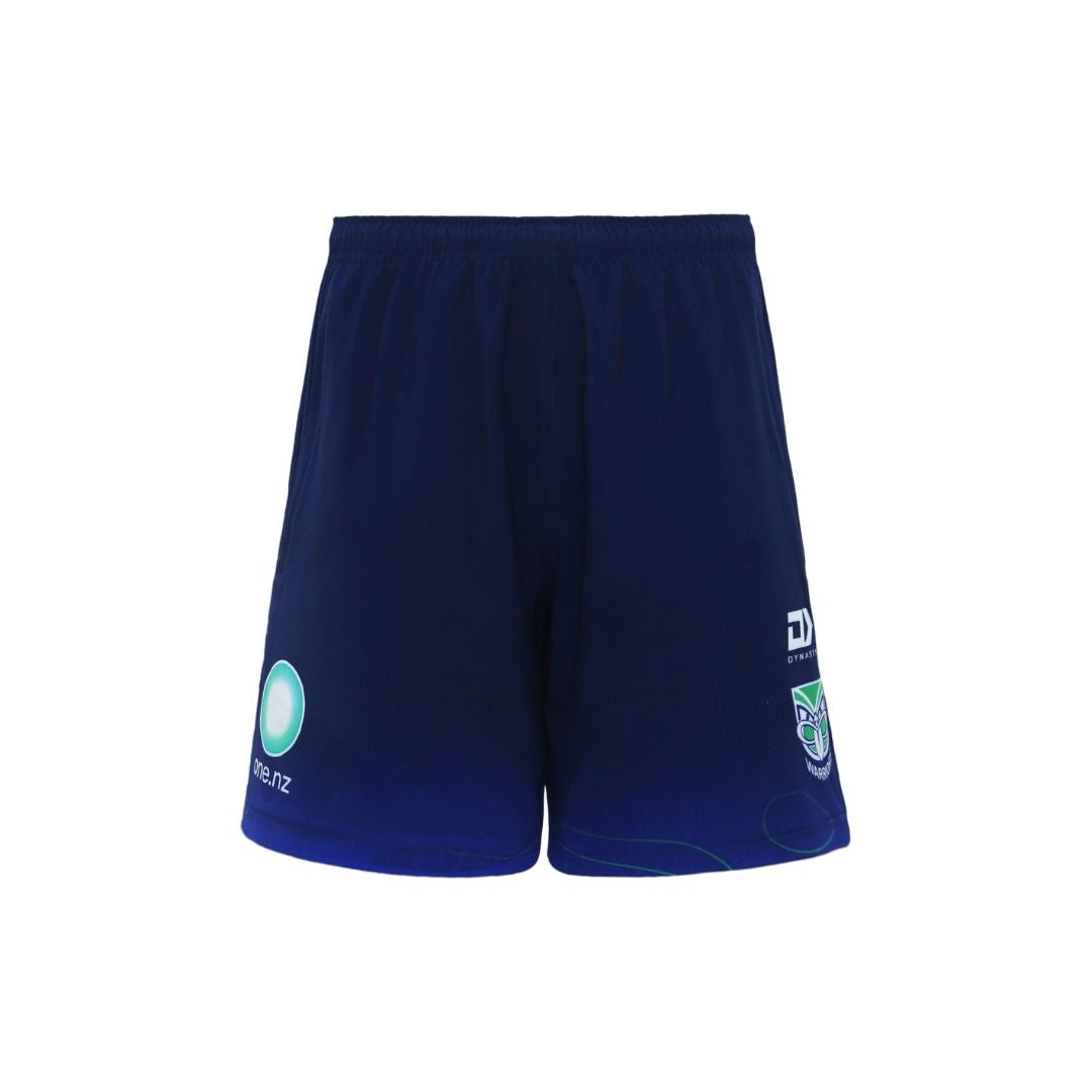 2024 New Zealand Warriors Mens Navy Gym Short-FRONT