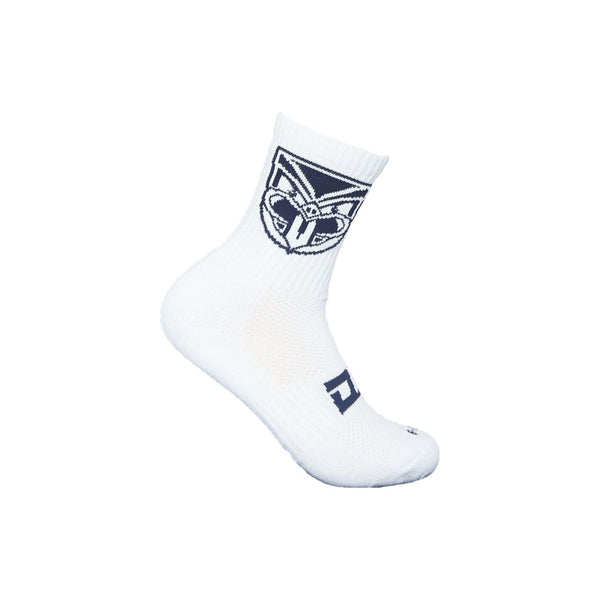 2024 New Zealand Warriors White Crew Sock-RIGHT