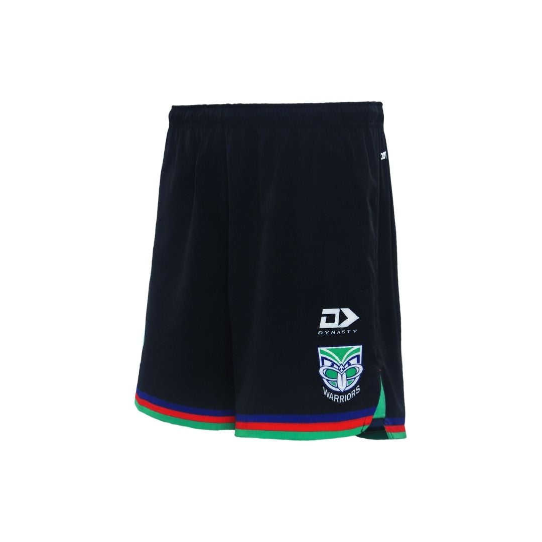 2024 New Zealand Warriors Mens Black Gym Short-LEFT