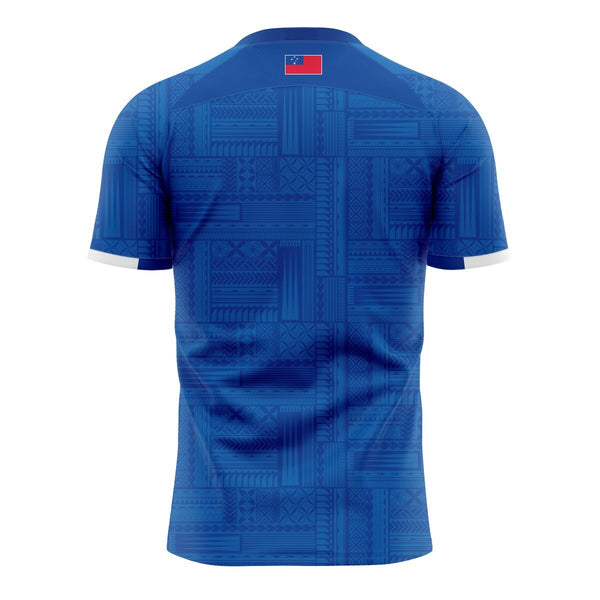 2025 Lakapi Samoa Mens Training Tee - Blue