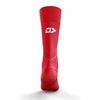 DS Red Turnover Sock