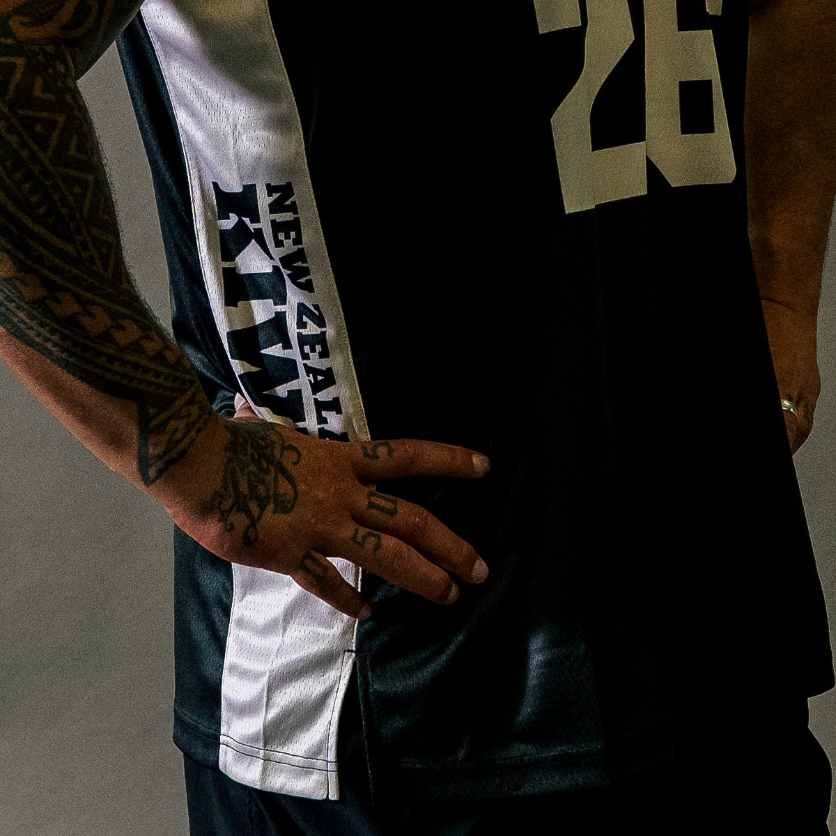 New Zealand Kiwis Juniors Basketball Singlet - Beige