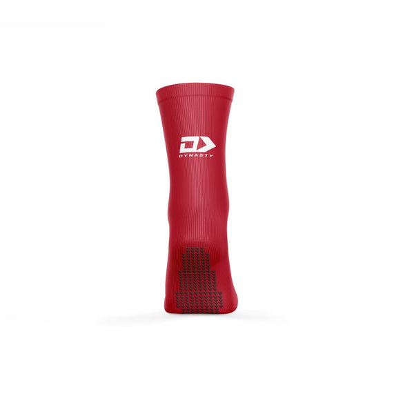 DS Red Crew Gel Gripper Sock
