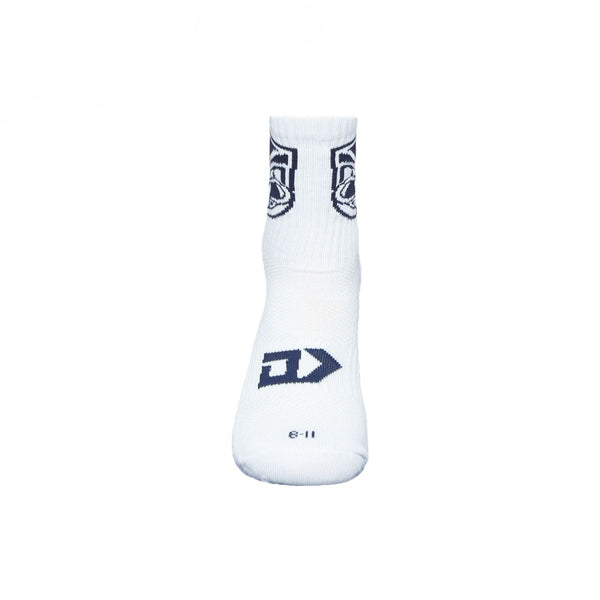 2024 New Zealand Warriors White Crew Sock-FRONT