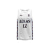 Steven Adams x Dynasty Junior Basketball Singlet - White