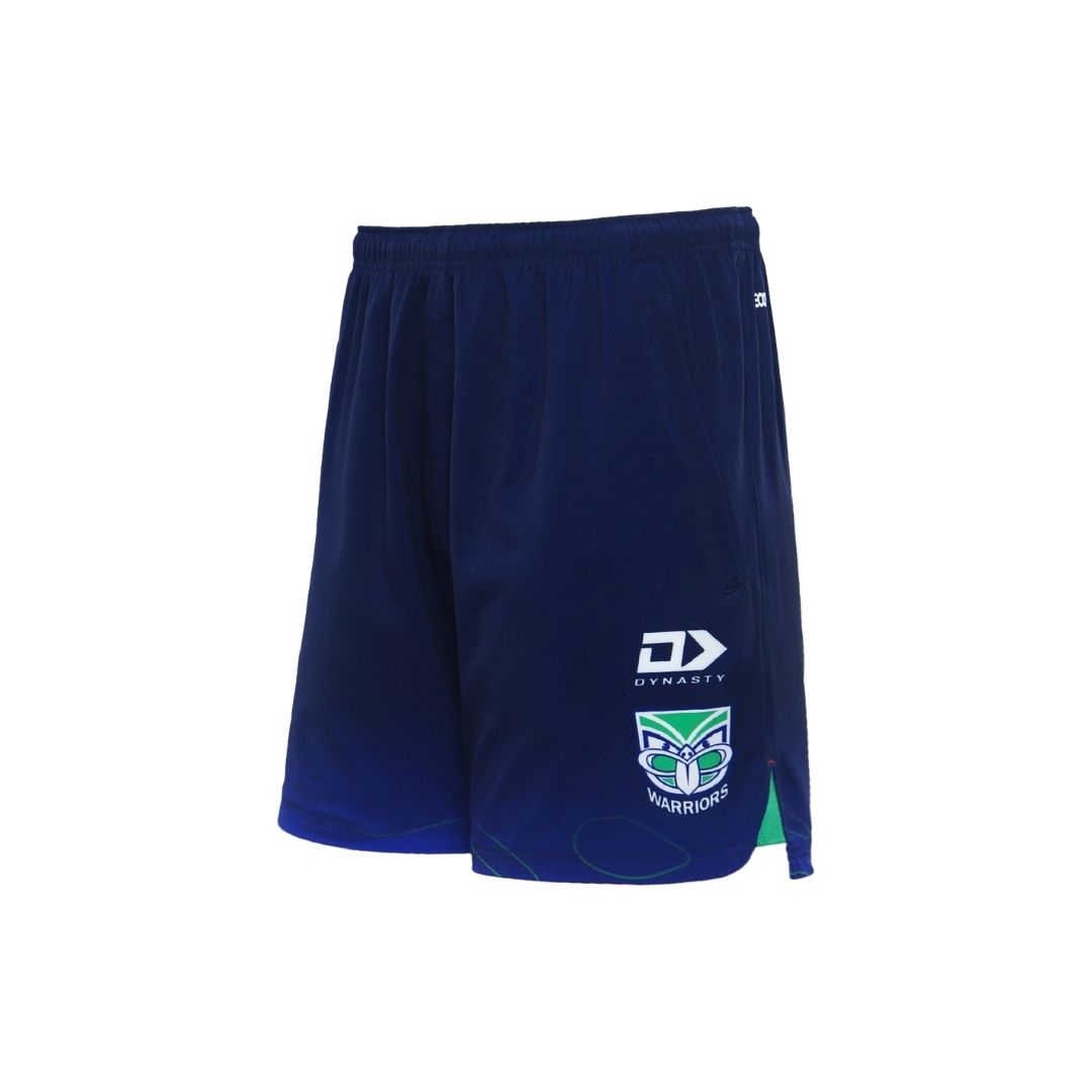 2024 New Zealand Warriors Mens Navy Gym Short-LEFT