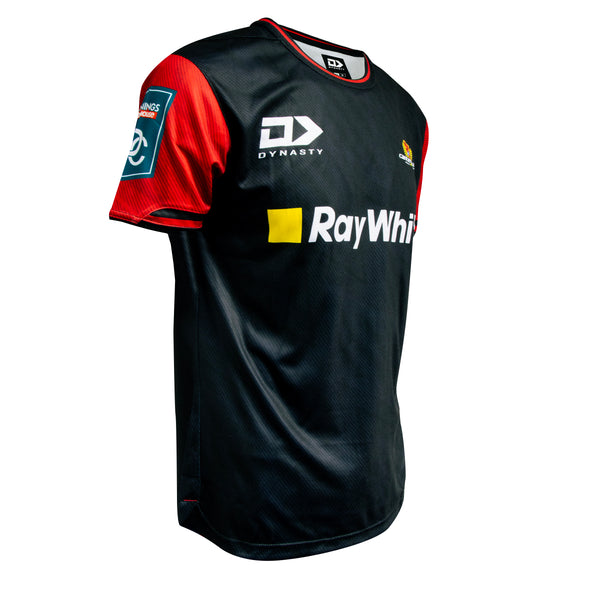 2023 Canterbury Rugby Mens Black Training Tee-RIGHT
