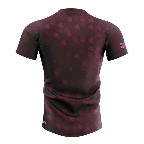 2025 Manu Samoa Mens Training Jersey - Maroon