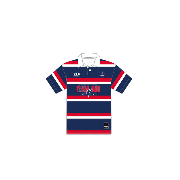 2026 Tasman Mako Rugby Adults Retro Polycotton Jersey