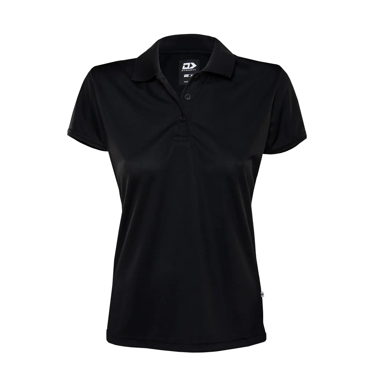 DS Ladies Black Stock Polo