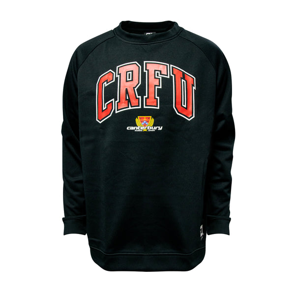 2023 Canterbury Rugby Mens Black Pullover Sweater-FRONT
