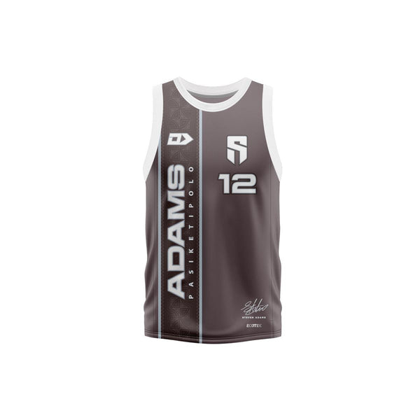 Steven Adams x Dynasty Junior Basketball Singlet - Grey
