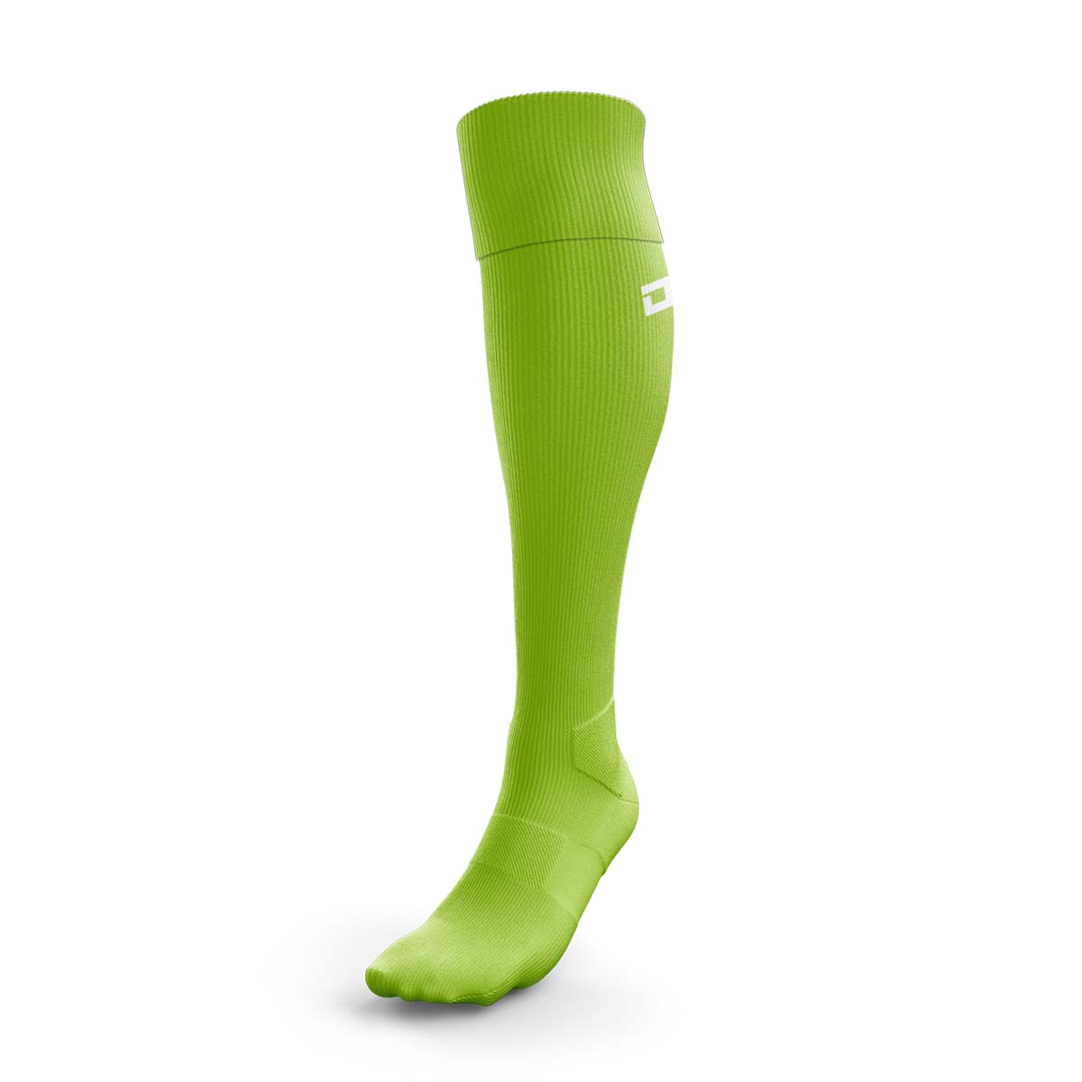 DS Fluro Lime Turnover Sock