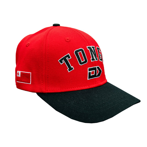 2025 Tonga Rugby League  Media Cap - Red