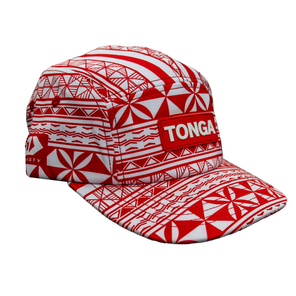 2025 Tonga Rugby League 5 Panel Cap - Red
