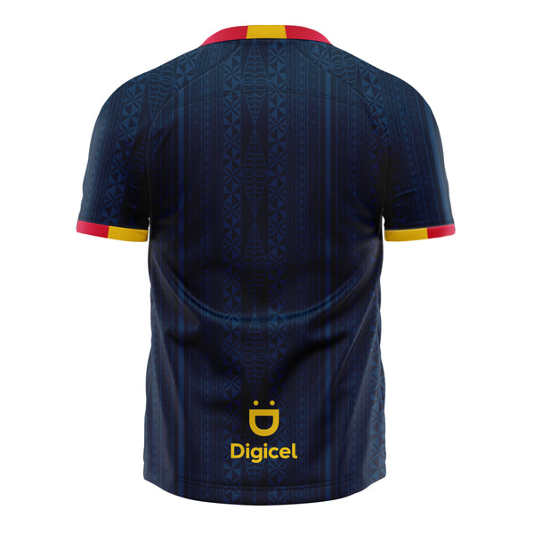 2025 Tonga Rugby League Mens Players Warm up Tee - Navy