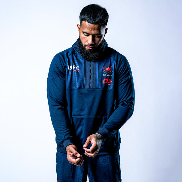 2025 Toa Samoa Mens Performance Hoodie - Navy