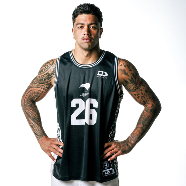 New Zealand Kiwis Adults Basketball Singlet - Beige