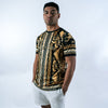 2025 Tonga Rugby League Mens Captains Run Tee - Gold