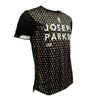 Joseph Parker Black Pattern Tee-LEFT