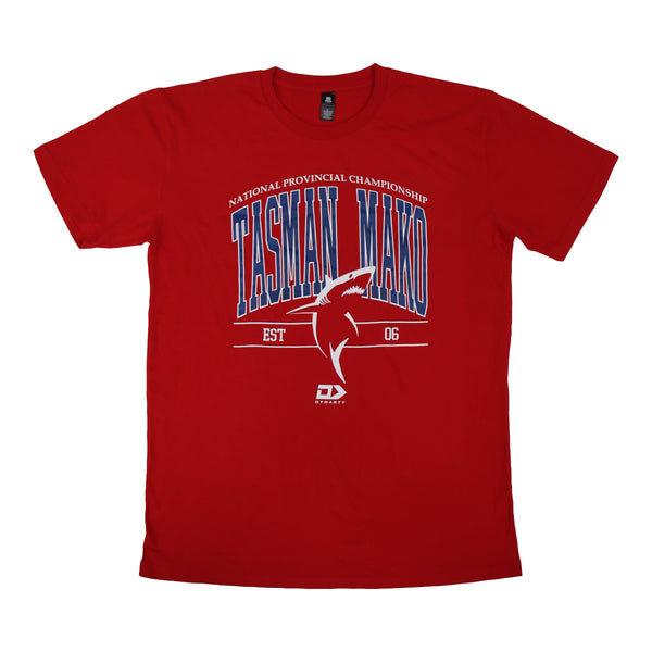 2022 Tasman Mako Mens Graphic Tee - Red